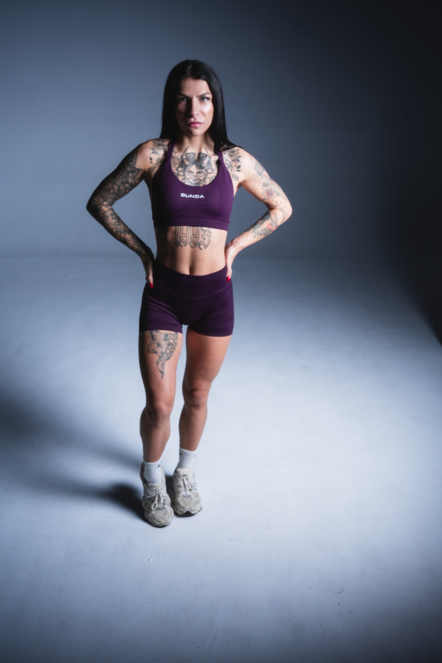 POWER SHORTS SET - PURPLE