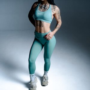 METALLIC GREEN OUTFIT