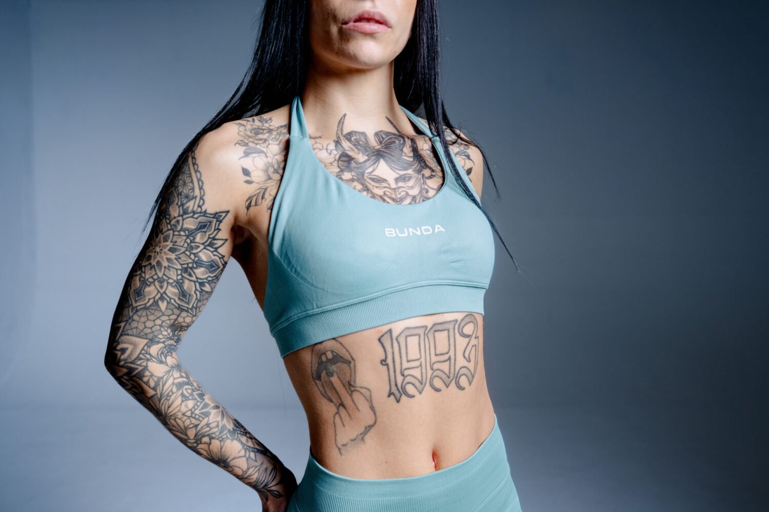 METALLIC GREEN BUNDA TOP