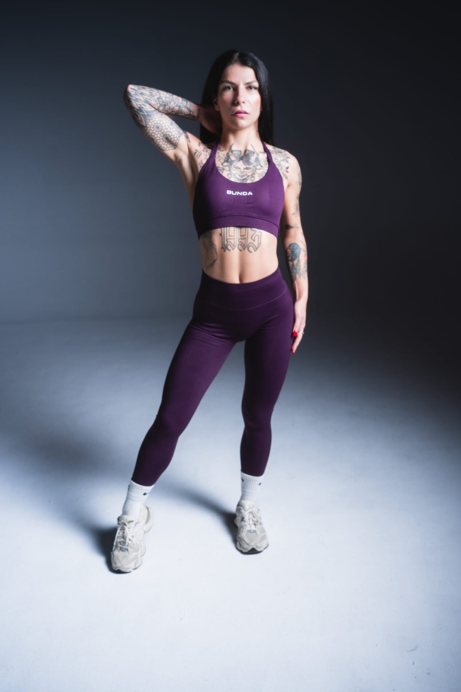 POWER LEGGINGS SET - PURPLE
